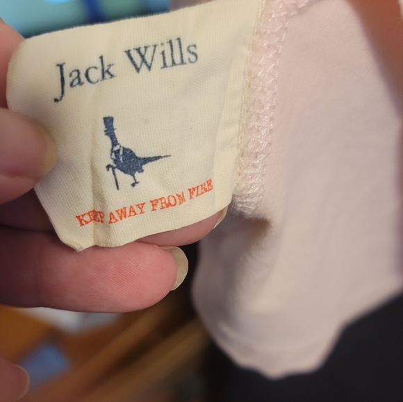 Jack Wills Longsleeve Cotton Light Pink Polo Shirt - Picture 2 of 14